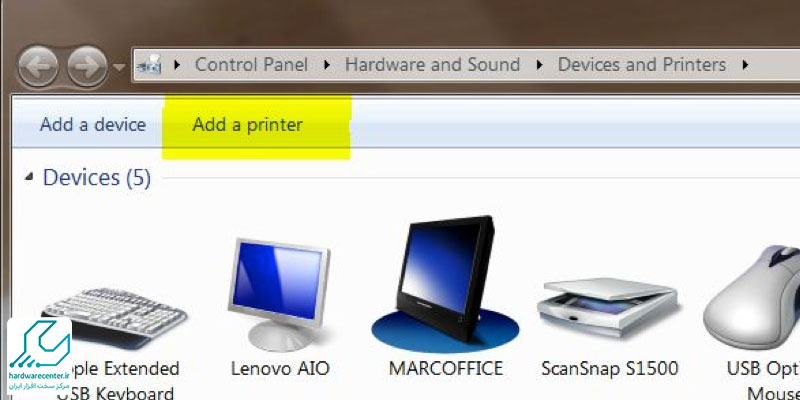 آموزش نصب پرینتر در ویندوز 7